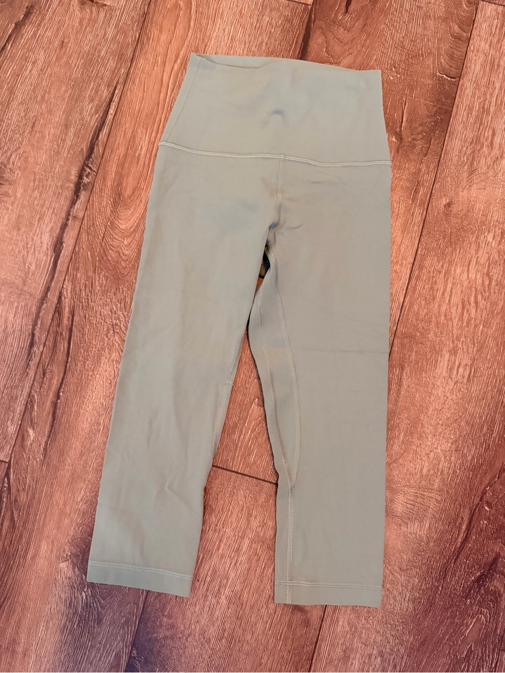 lululemon Sage Green High-Rise Capri Leggings